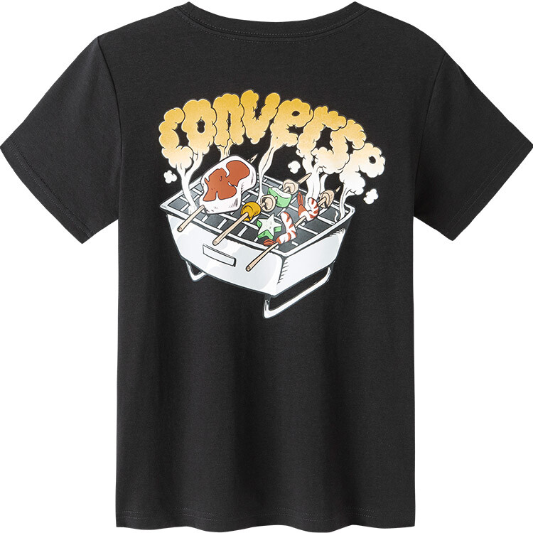 

Детская футболка Converse, цвет Black
