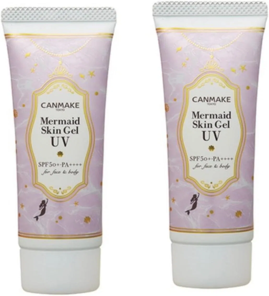 Набор солнцезащитных гелей Canmake Mermaid Skin Gel UV C03 Pure Purple 2 шт. по 40 г SPF 50+ PA++++