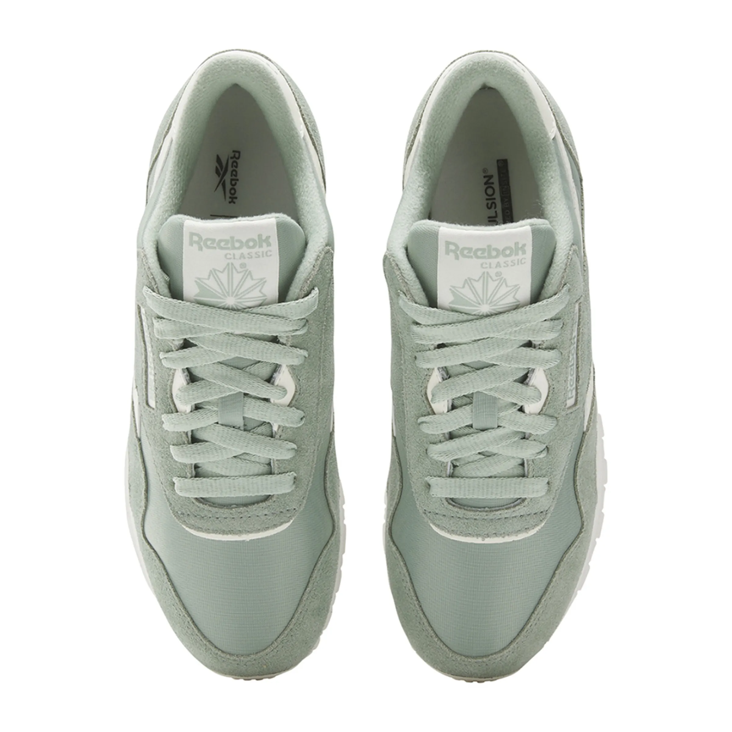 Женские повседневные кеды CLASSIC NYLON Reebok, зеленый — фото 3