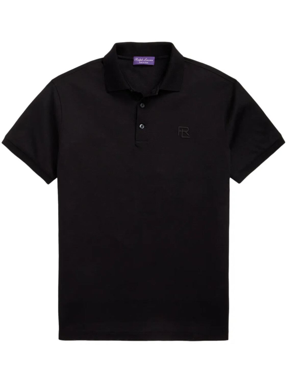 

Рубашка-поло из хлопка Ralph Lauren Purple Label, черный