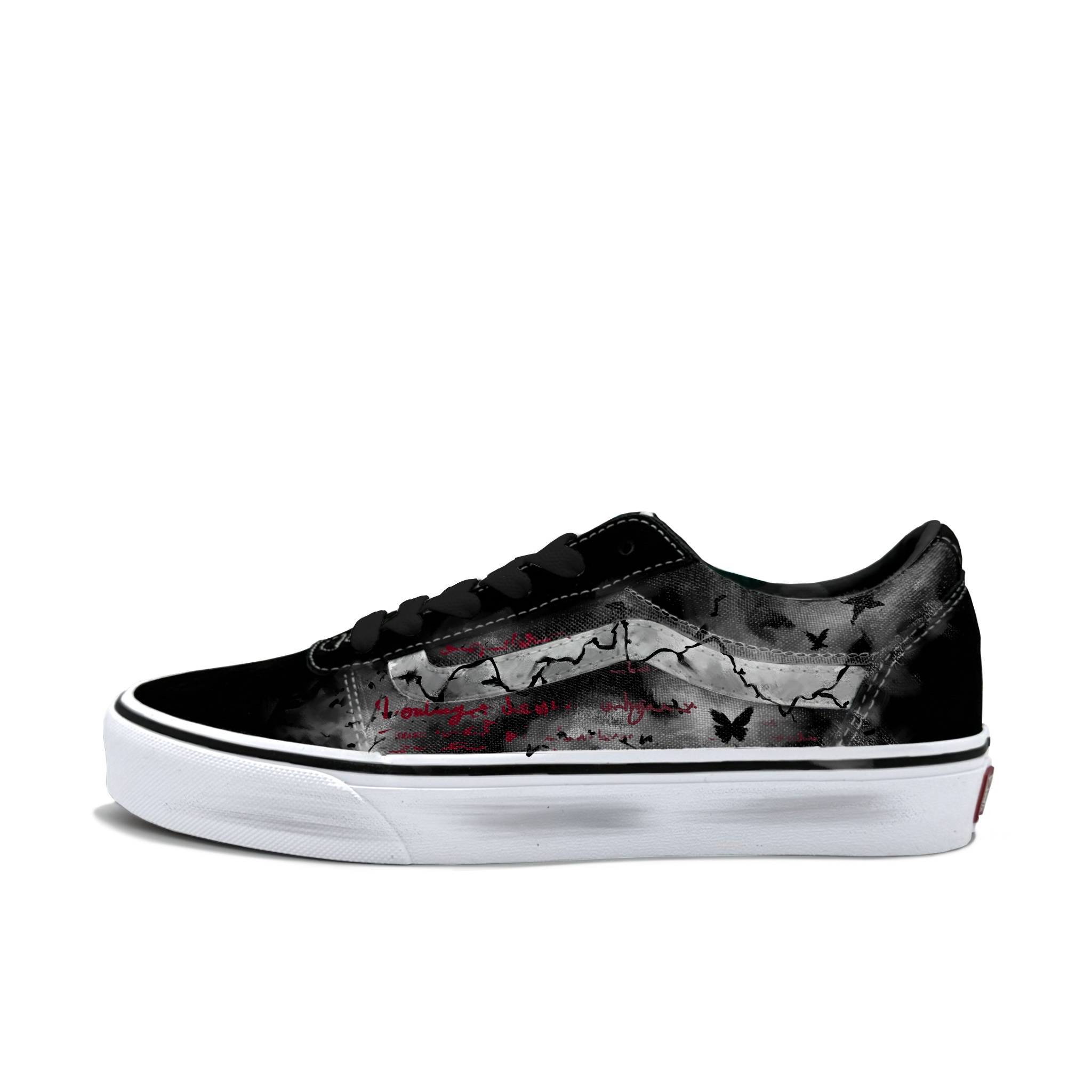 

Vans Износостойкие низкие кроссовки Ward для скейтбординга, мужские, черные