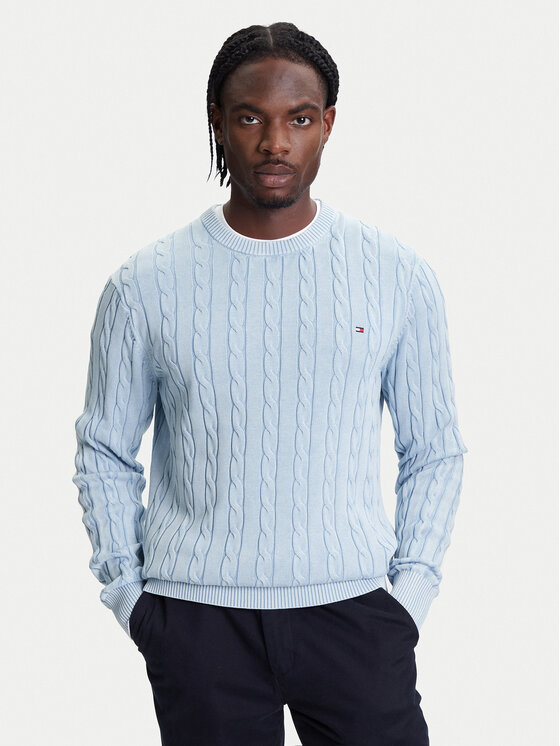 

Свитер обычного кроя Classic MW0MW39524 Tommy Hilfiger, голубой