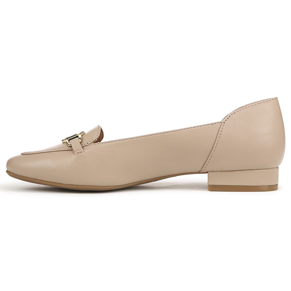 Туфли-лоферы Celine Lifestride, tender taupe faux leather — фото 4