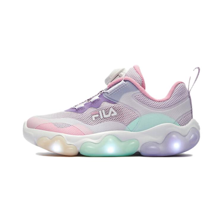 

FILA KIDS Детские кроссовки BOA Low Top, фиолетово-белые, для детей от 3 до 7 лет