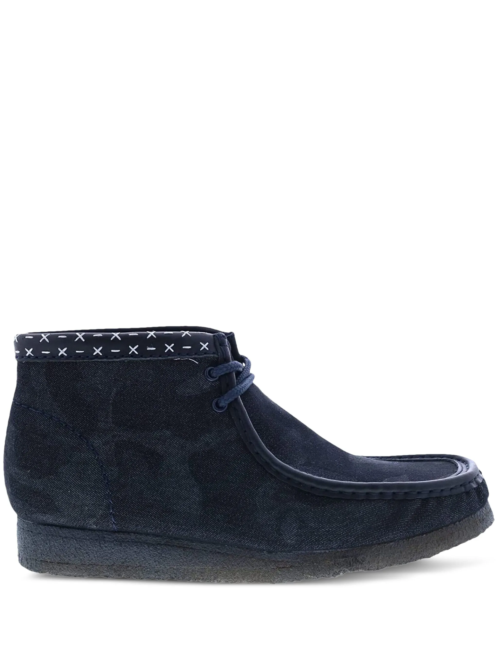

Ботинки дезерты Wallabee Denim Clarks, синий