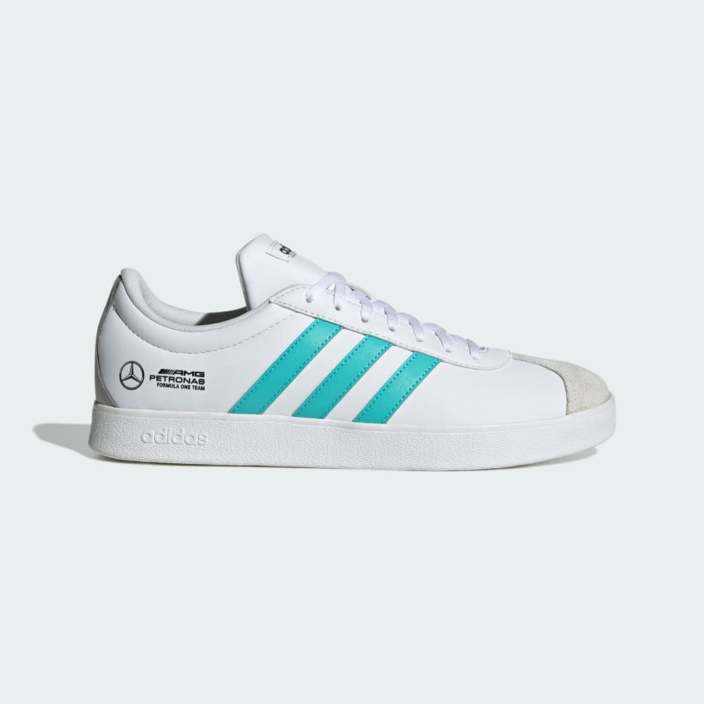 

Кроссовки Adidas MERCEDES - AMG PETRONAS FORMULA ONE TEAM VL COURT SHOES, цвет Cloud White/Semi Mint Rush/Core Black
