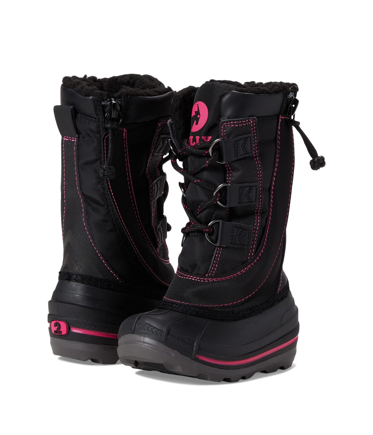 

Ботинки BILLY Footwear Kids Ice II (Toddler), черный/розовый