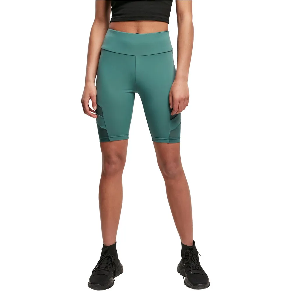 

Шорты Urban Classics High Waist Tech Mesh, зеленый