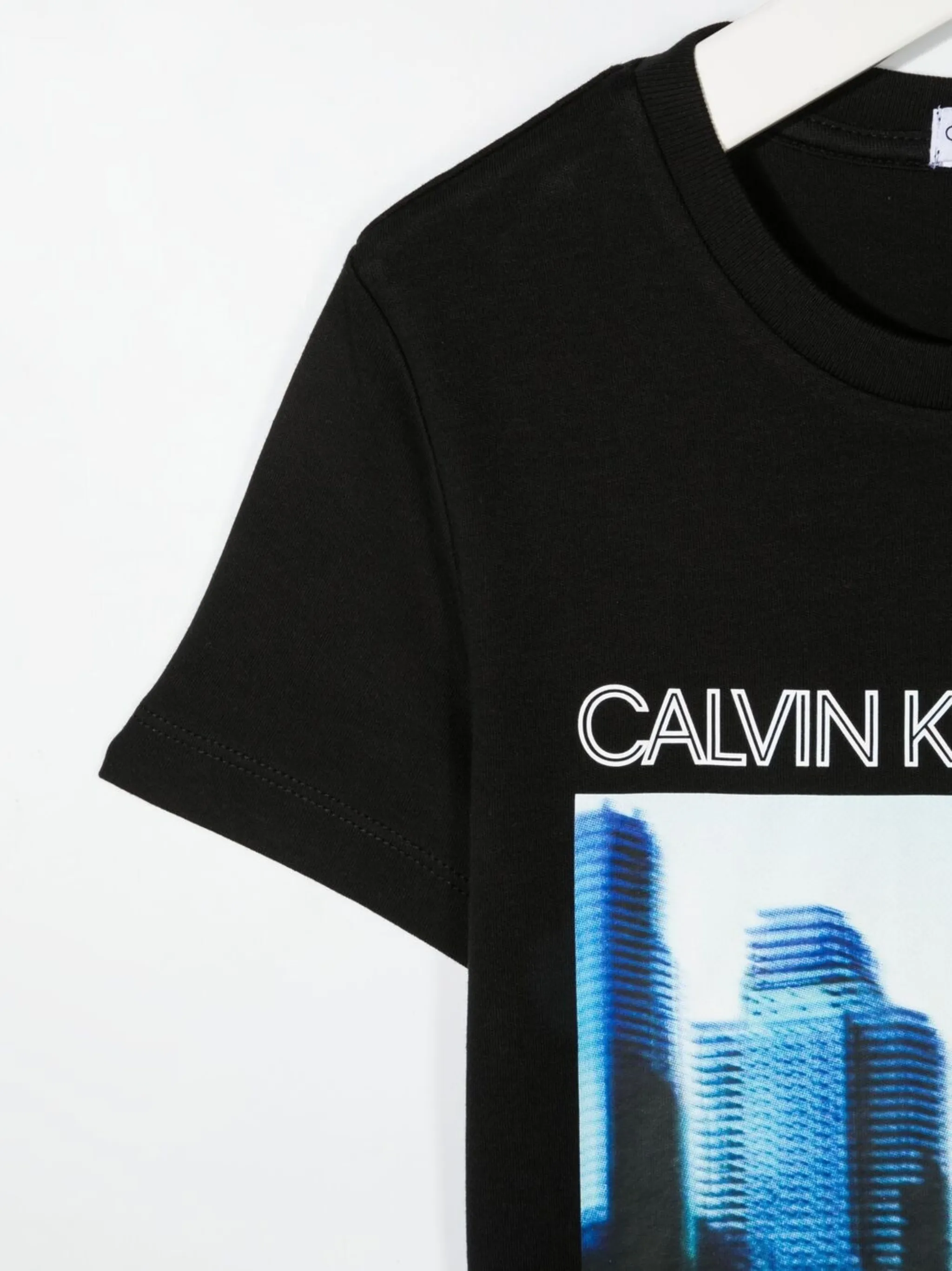 Футболка с фотопринтом New York Calvin Klein Kids, черный — фото 3