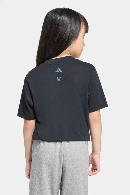 Футболка детская Adidas, черный — фото 3