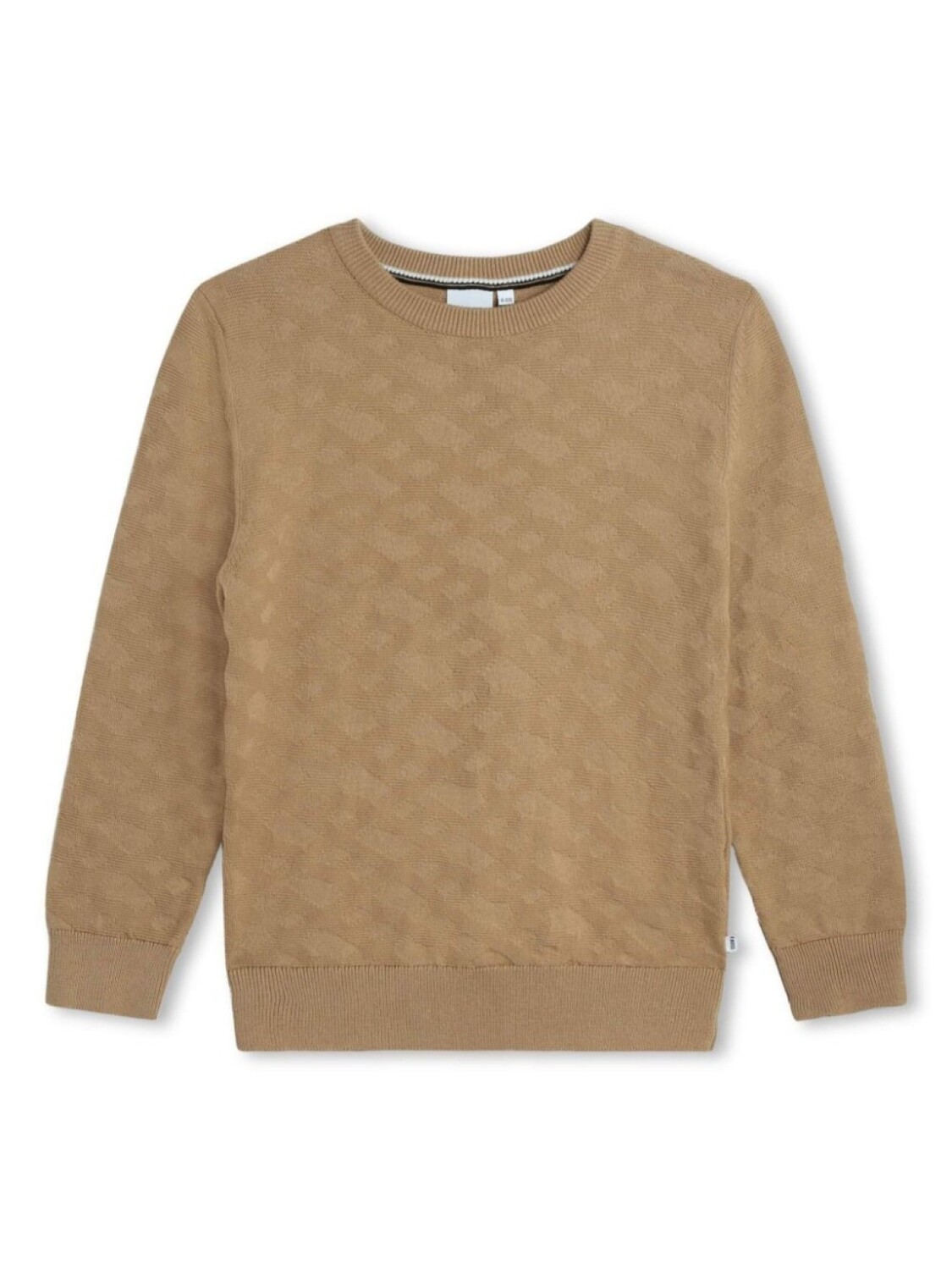 

BOSS Kidswear джемпер с монограммой, коричневый