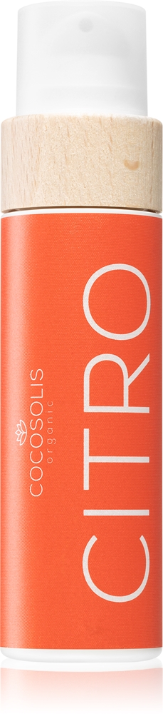 

Масло для загара с лимоном, питающее кожу, без солнцезащитного фактора Cocosolis, aromatas citrus 110 мл