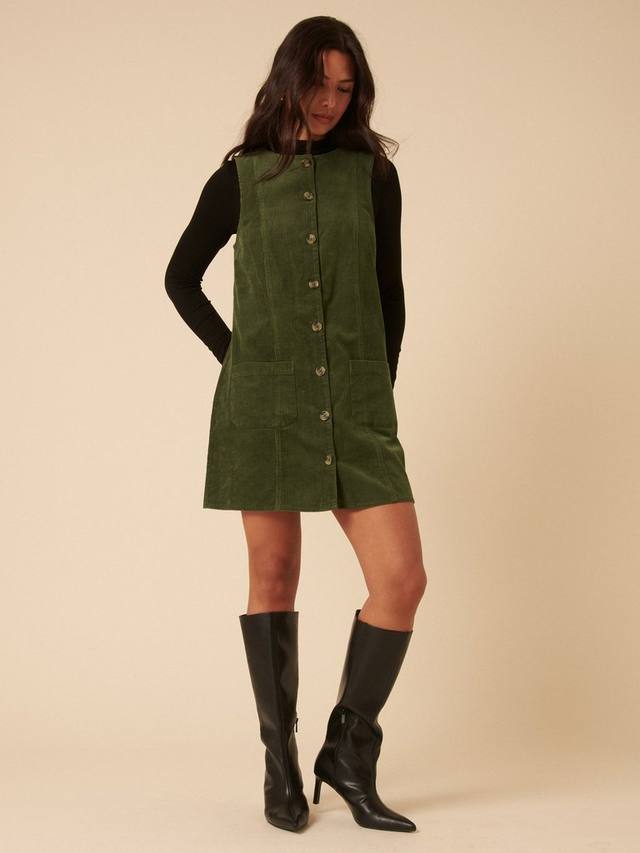 

Платье-сарафан Alessa из вельвета Nobody's Child, Green