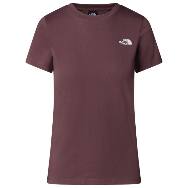 

Женская футболка с куполом из однотонного материала The North Face, коричневый