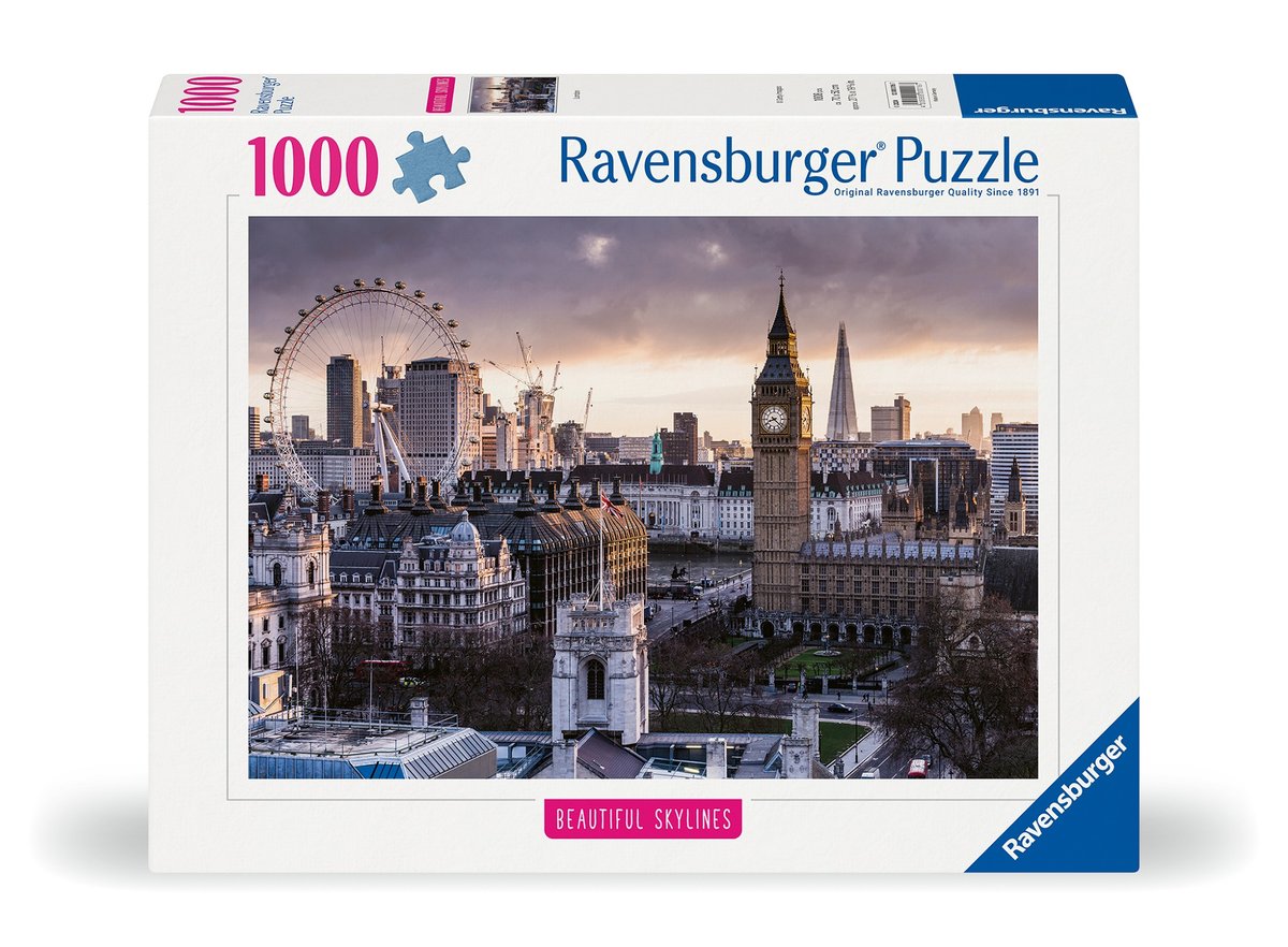 

2D пазл Лондон, 1000 деталей Ravensburger