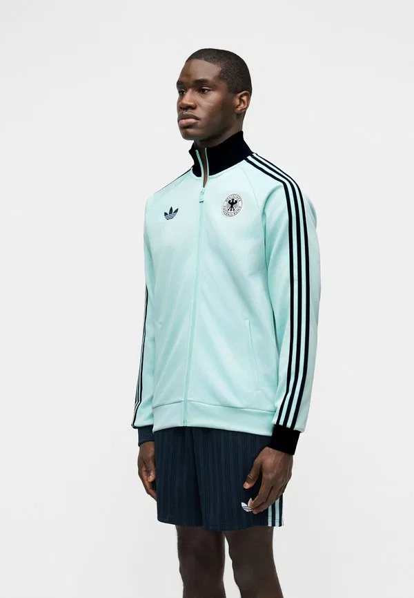 Тренировочная куртка germany originals Adidas Originals, Semi Flash Aqua — фото 4