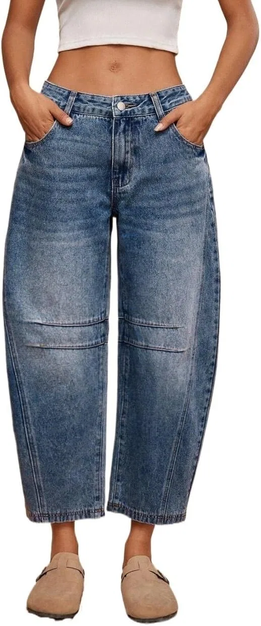 Джинсы женские, посадка ниже средней, Mid Rise, Medium Wash
