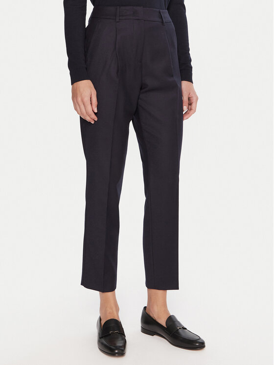 

Брюки regular fit Caldaia 2525136152 Weekend Max Mara, синий