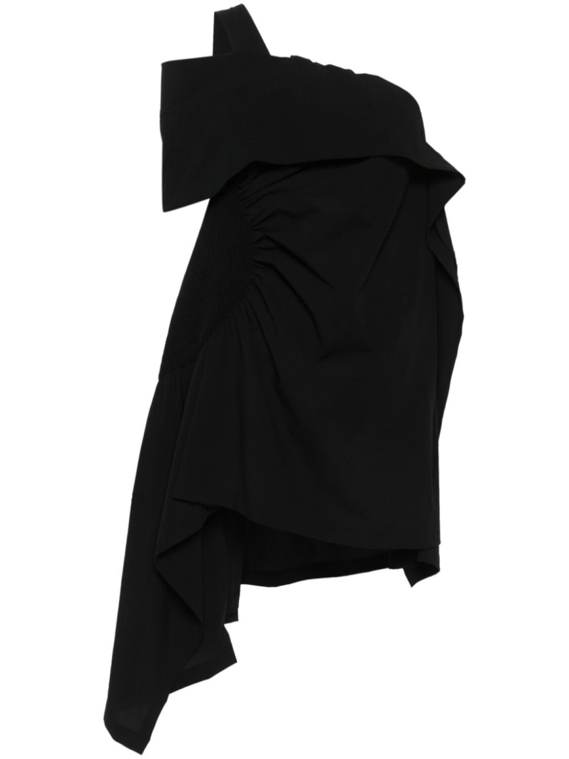 

Issey Miyake блузка на одно плечо, черный