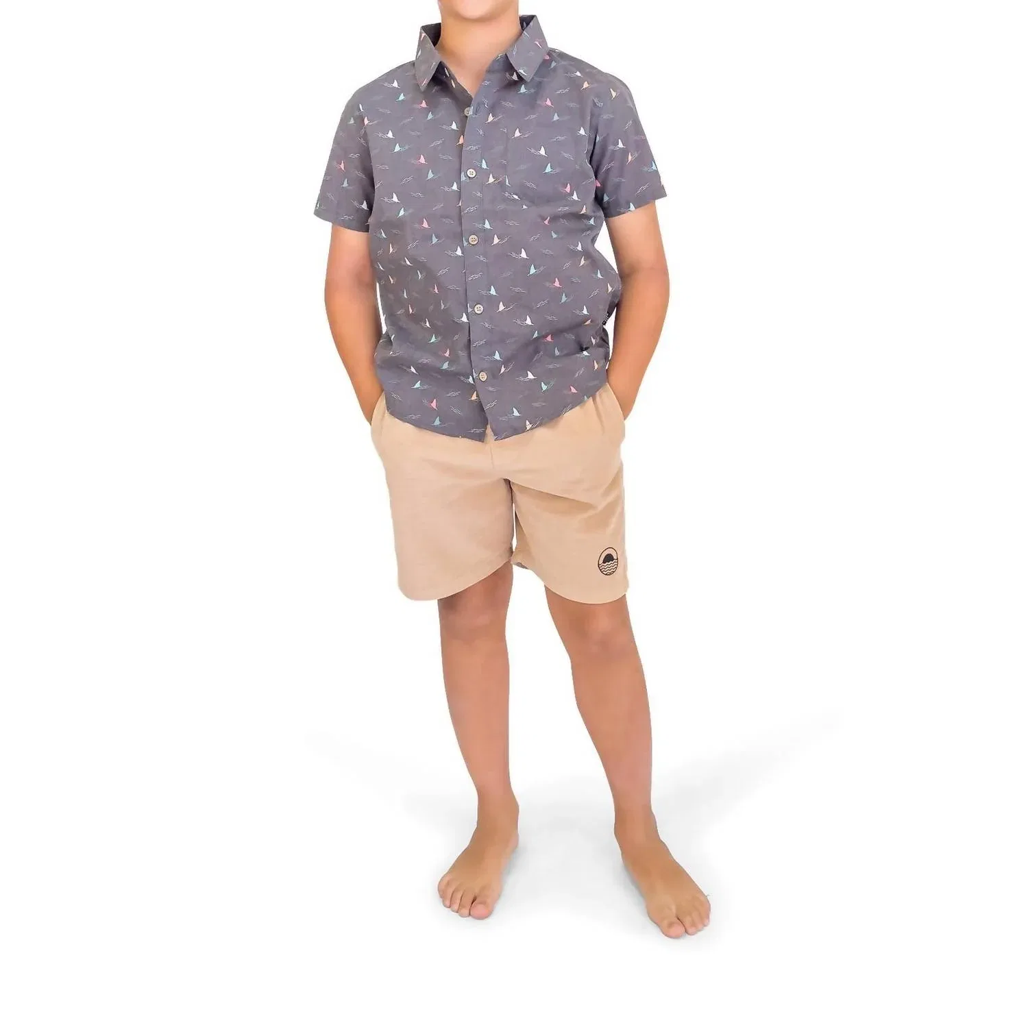 Feather 4 arrow Kids' Line Up Short In Burro