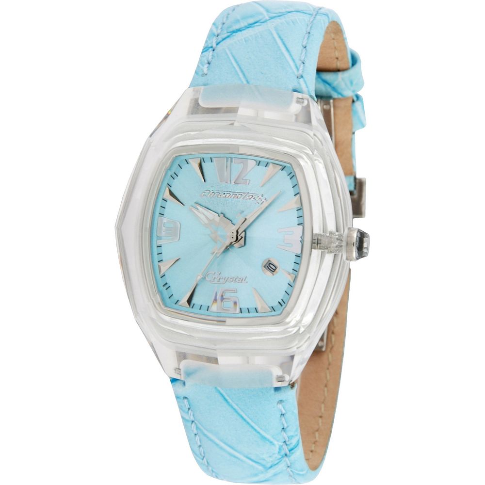 

Часы из синей кожи Chronotech