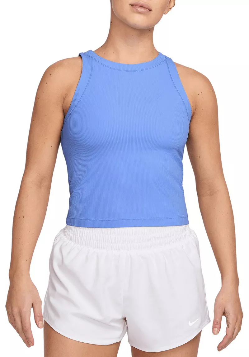 

Женская майка Nike Zenvy Rib Dri-FIT, цвет Royal Pulse