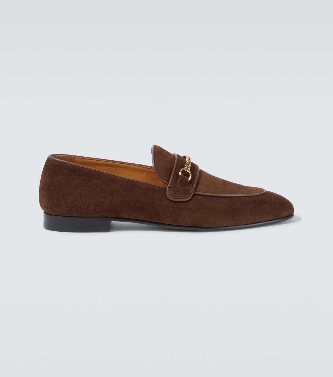 

Замшевые мокасины Liam с цепочкой Tom Ford, Deep Umber