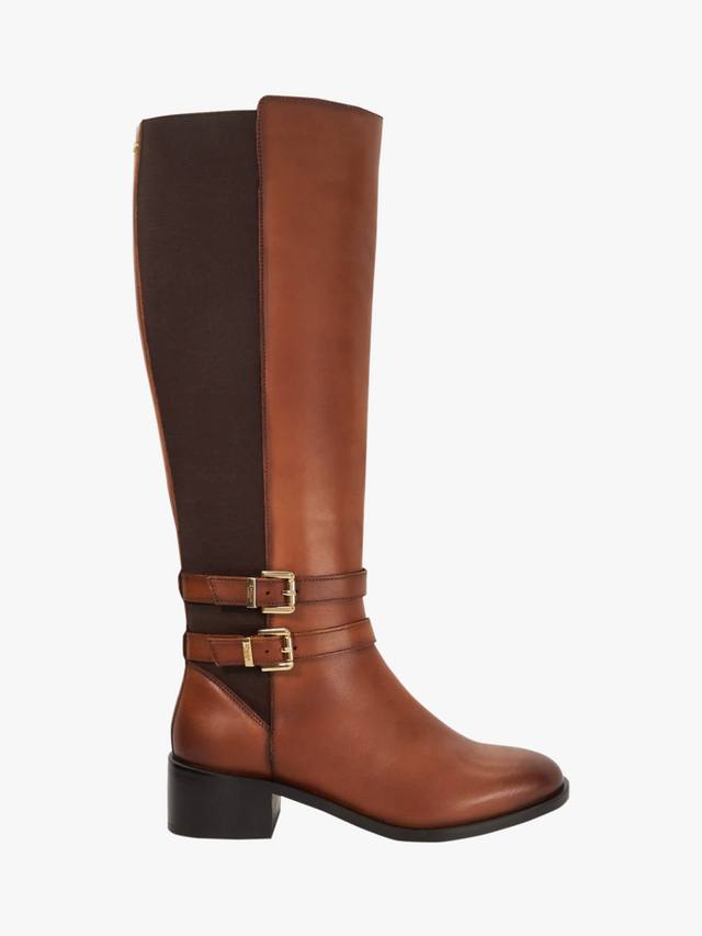 Потёртые кожаные ботинки Dune London, Dark Tan