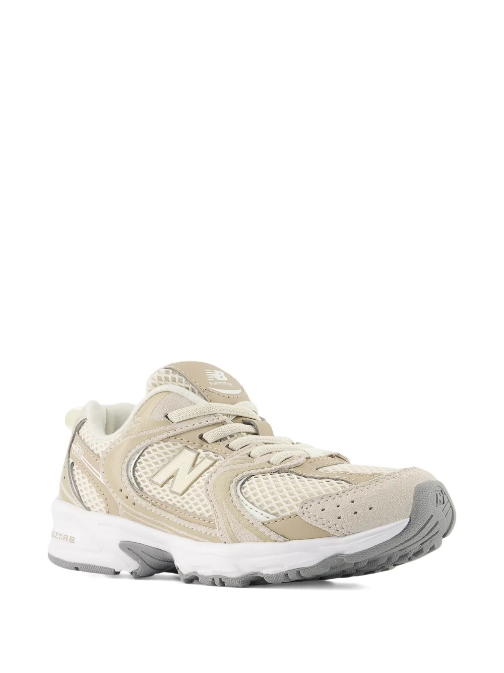 Кроссовки 530 на шнуровке New Balance Kids, бежевый