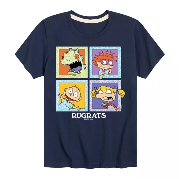 

Футболка с рисунком «Ох уж эти детки с 1991 года» для мальчиков 8-20 лет Nickelodeon, синий