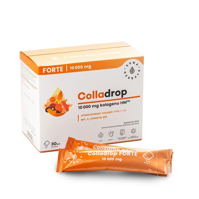 

Препарат, поддерживающий состояние кожи и суставов Colladrop Forte Kolagen Morski 10000 MG, 30 шт