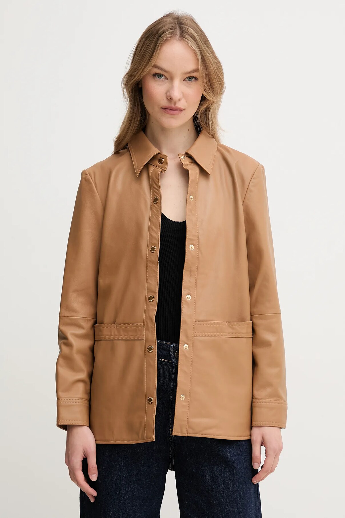 

Кожаная куртка Pedro del Hierro, коричневый