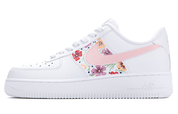 

Кроссовки Nike Air Force 1 Skateboard Shoes Women's Low-Top White Pink