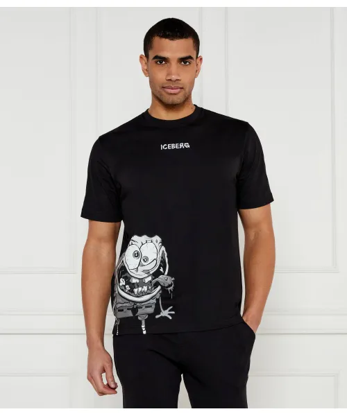 

Футболка «Айсберг x Спанч Боб» Regular fit Iceberg, черный