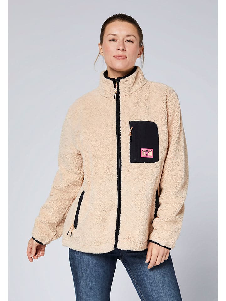 

Chiemsee Флисовая куртка бежево-черного цвета