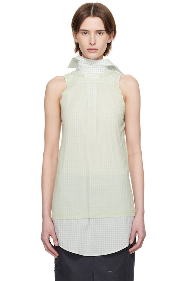 

Блуза с запахом спереди Maison Margiela, мультиколор