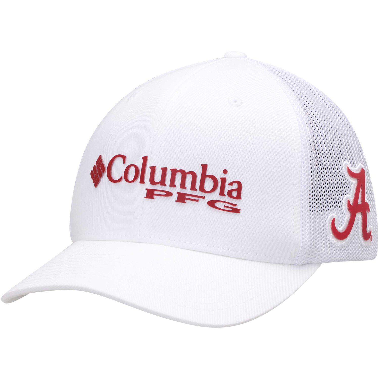 

Мужская шляпа Columbia White Alabama Crimson Tide Collegiate PFG Flex Hat