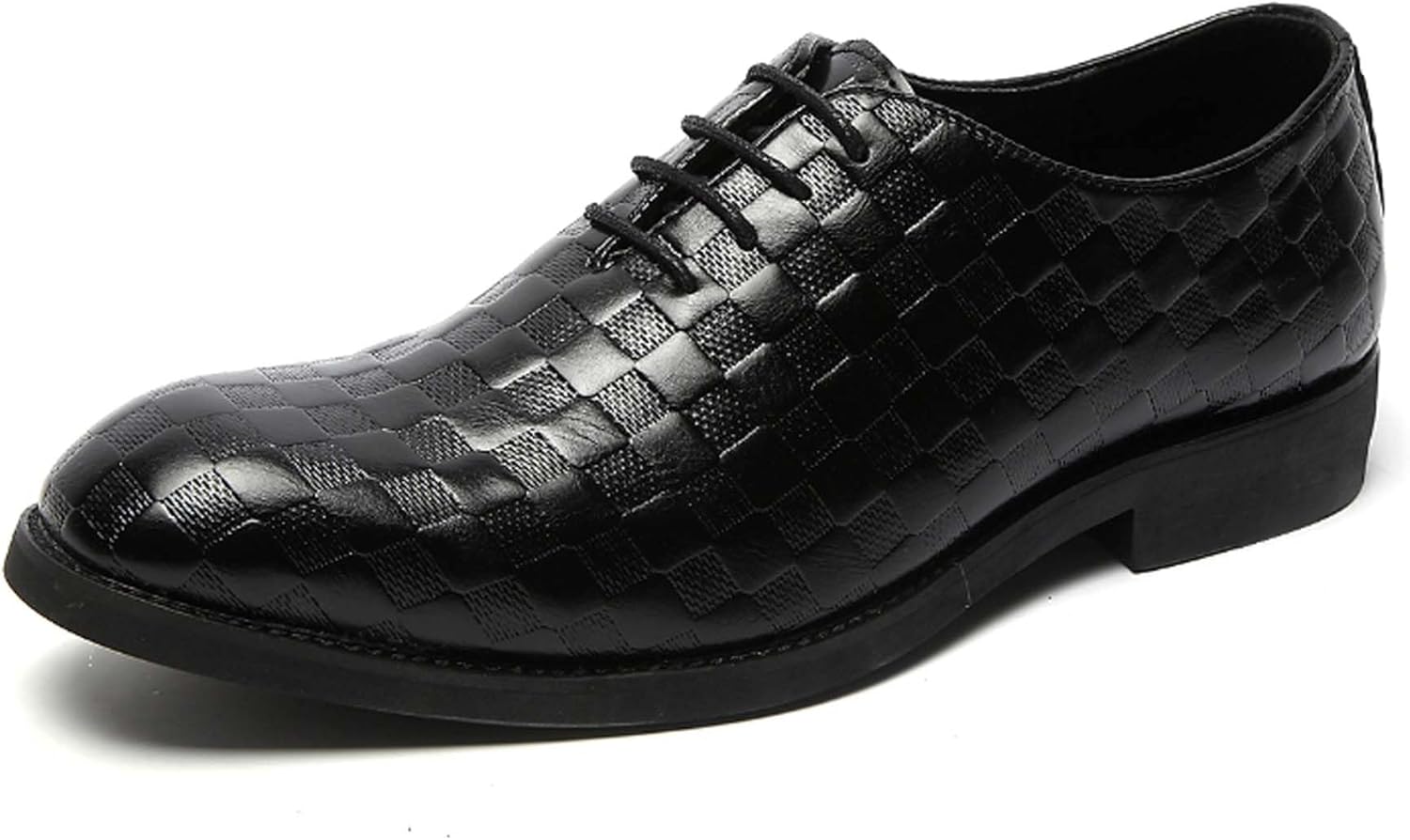 

Мужские оксфорды с шнуровкой, модные повседневные деловые туфли, подходящие для офиса, банкетов, танцев, свадеб, форменной одежды и ношения с костюмами Generic, черный