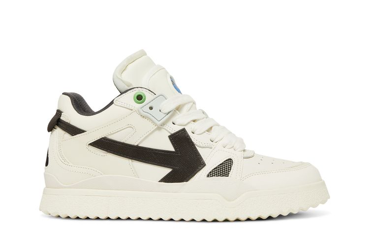 

Кроссовки Off-White New Mid Sponge 'White Black', белый