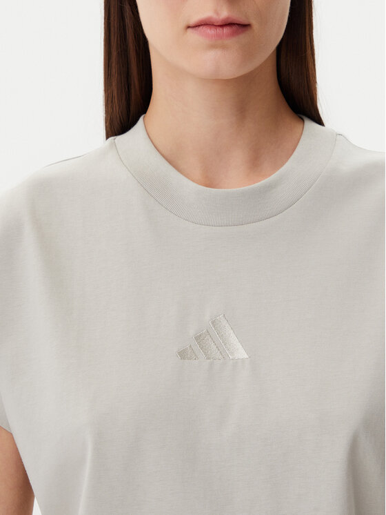 Футболка обычного кроя ALL SZN JJ1241 Adidas, бежевый — фото 4