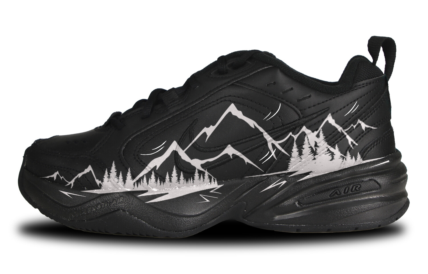 

Кроссовки Air Monarch 4 Chunky унисекс с низким верхом серый Nike