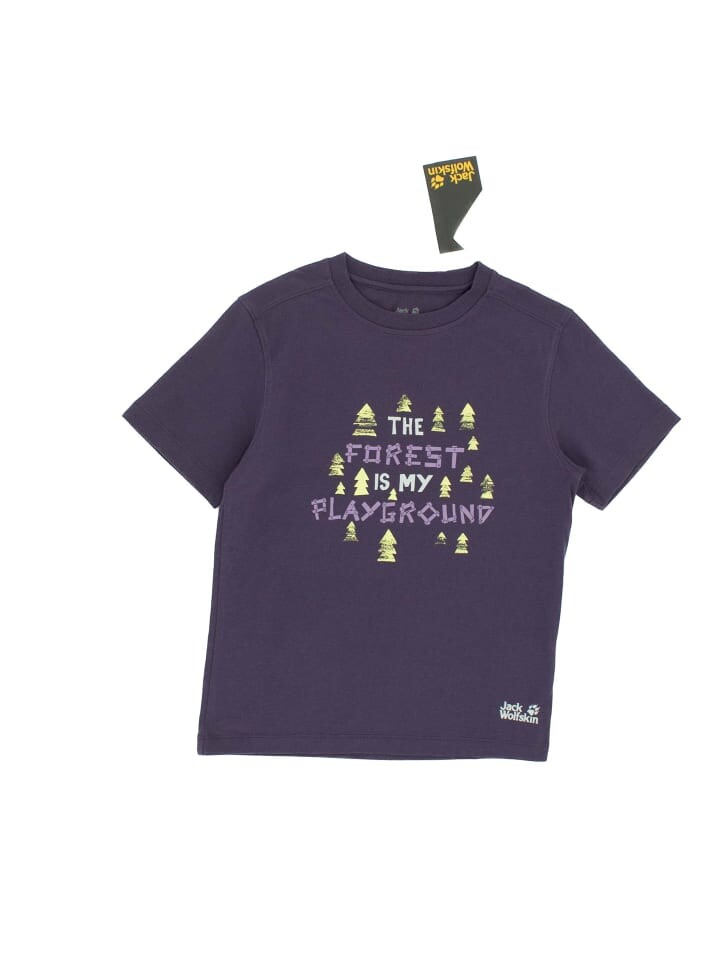 

Футболка Jack Wolfskin Kids Playground Tee, фиолетовый