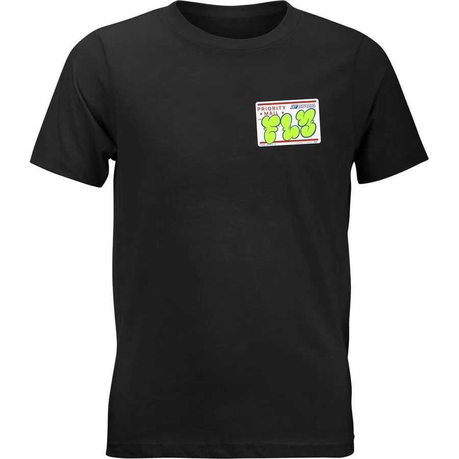 Молодежная футболка с граффити Fly Racing, Black