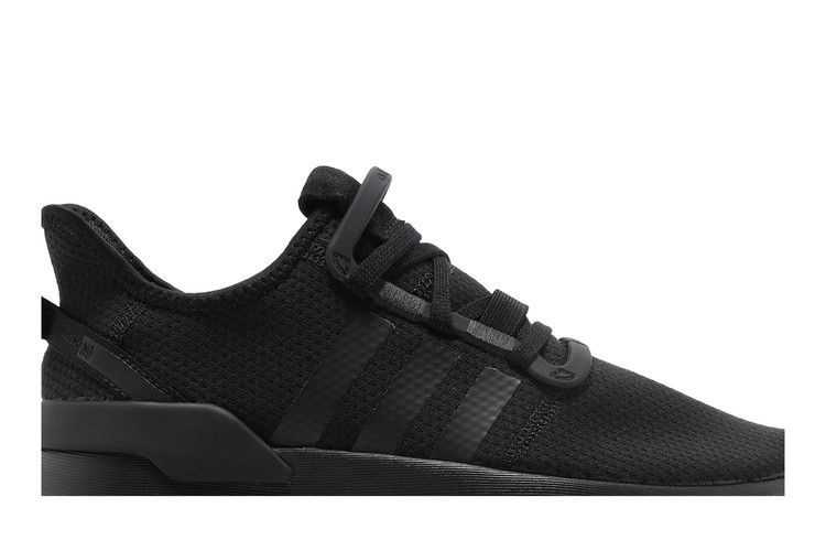 Кроссовки adidas U_Path J 'Triple Black', черный — фото 3