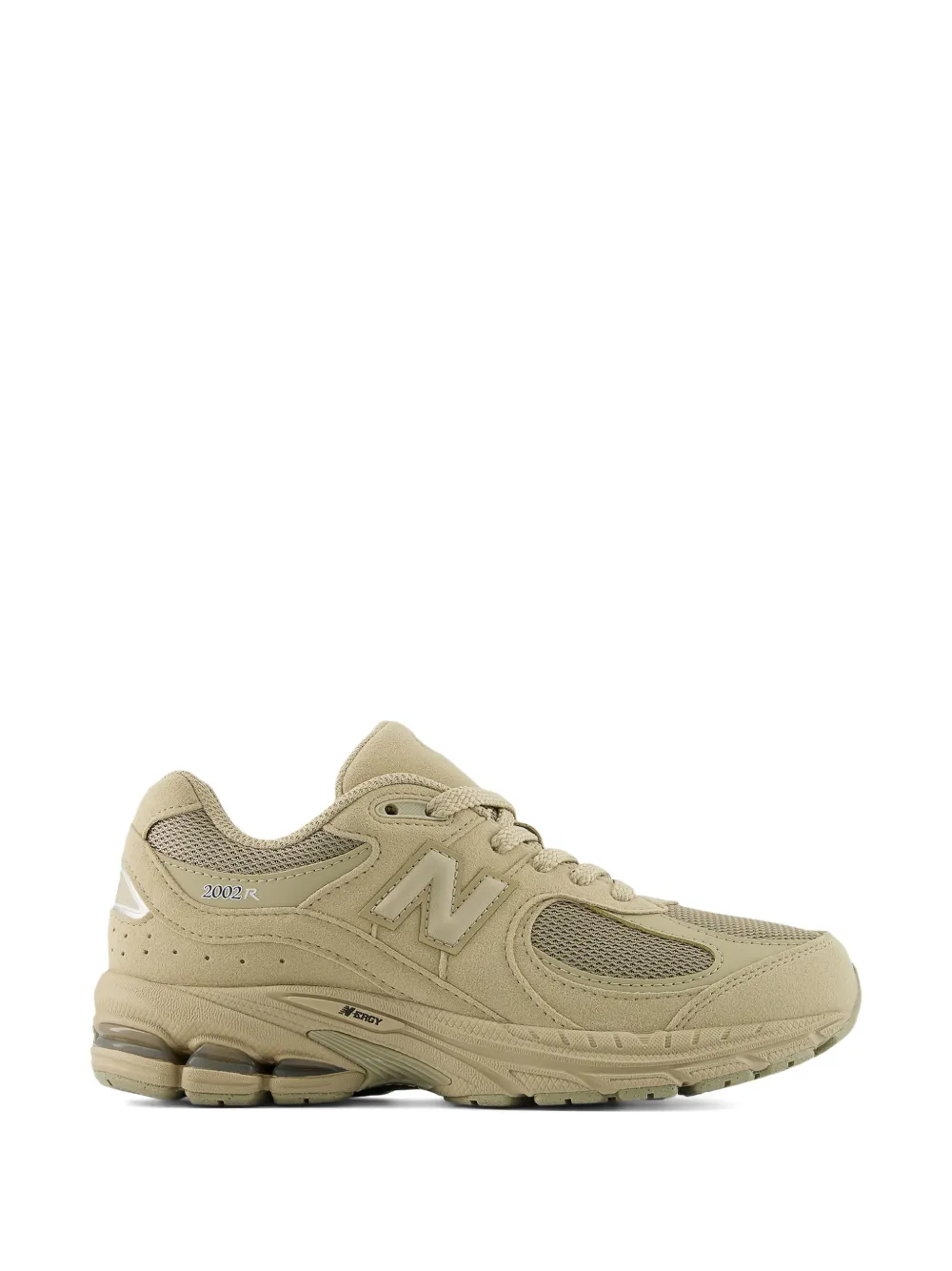 Кроссовки 2002 на шнуровке New Balance Kids, бежевый — фото 2