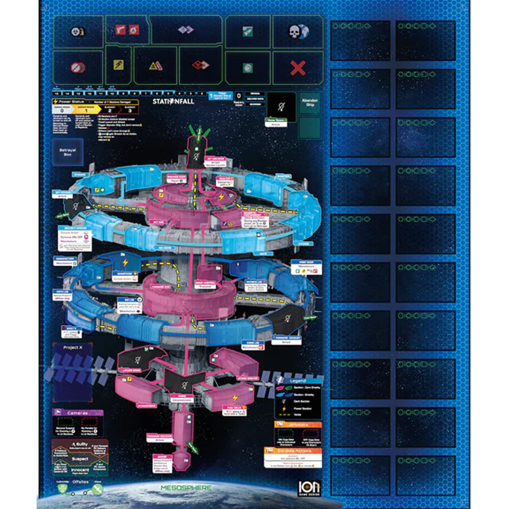 

Настольная игра Ion Game Design Stationfall: Neoprene Game Mat