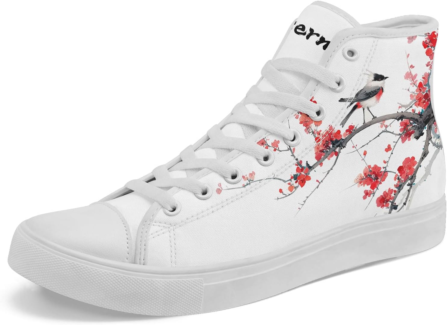 

Высокие кеды на платформе AWSOLE с китайской тушью для мужчин и женщин, черные, белые и красные, модные, дышащие, повседневные прогулочные обувь