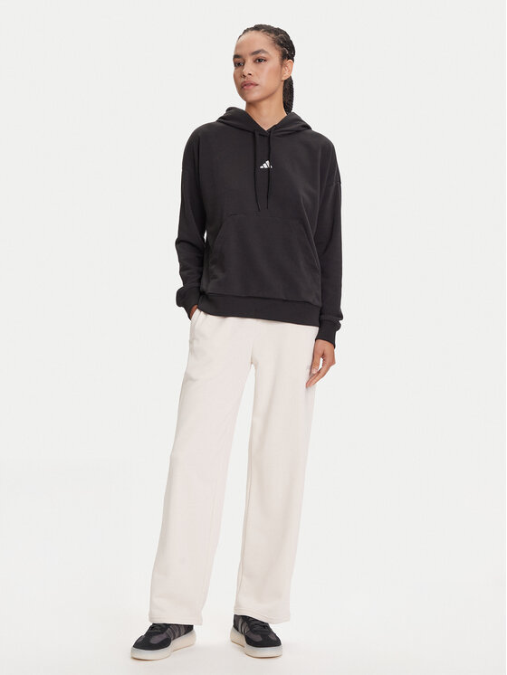 Толстовка обычного кроя Essentials Small Logo JD7989 Adidas, черный — фото 2