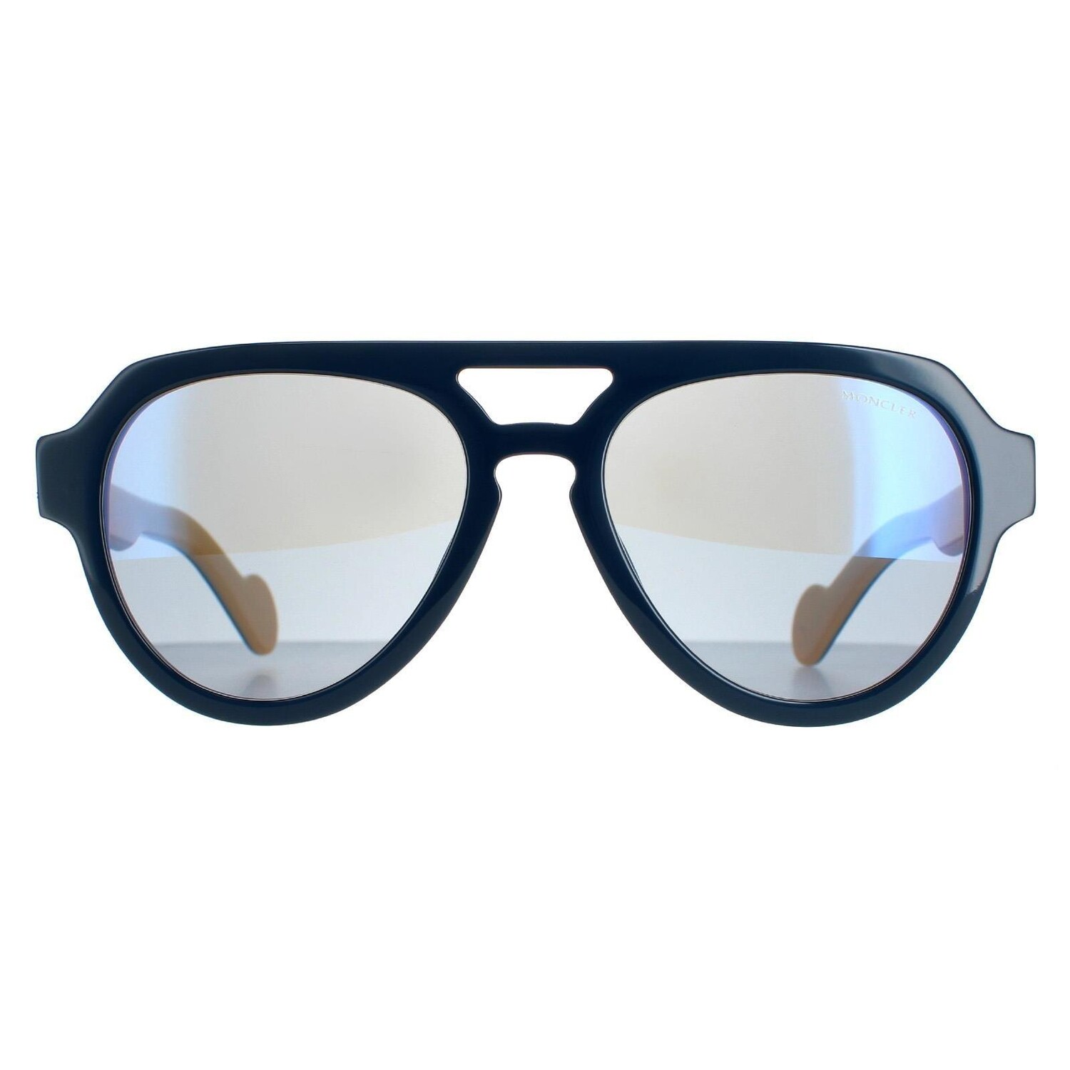 

Зеркало Aviator синее желтое синее ML0094 Moncler, синий
