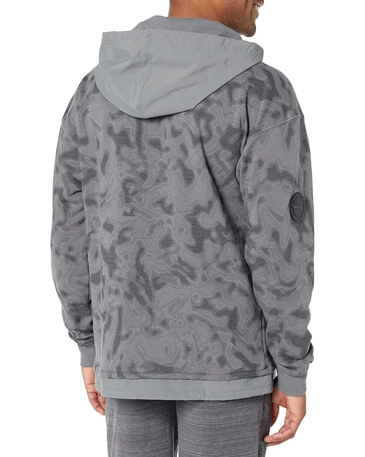 

Худи Champion All Over Print Global Explorer Fleece Hoodie, цвет Liquid Camo Cool Slate Grey